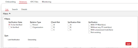 Monitoring_Relations Filter to be verified_ENG